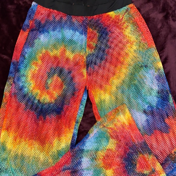 Multi colored net pants - Picture 1 of 2